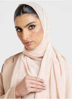 Khizana Abaya With Pleats & Sheila  - Image 4