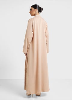 Khizana Abaya With Pleats & Sheila  - Image 2