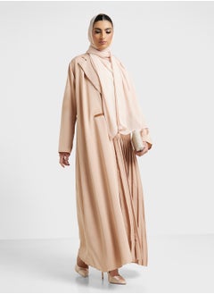 Khizana Abaya With Pleats & Sheila  - Image 5