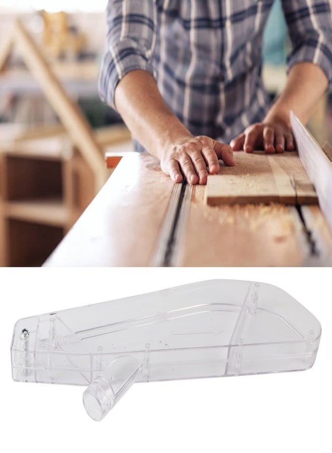 SelWatty Stand Table Saw Protective Cove,Table Saw Protective Covers,Anti Dust Case Clear Plastic Guard for 6-12 Inch Saw (R-shaped universal 4-10 inches) - Image 2