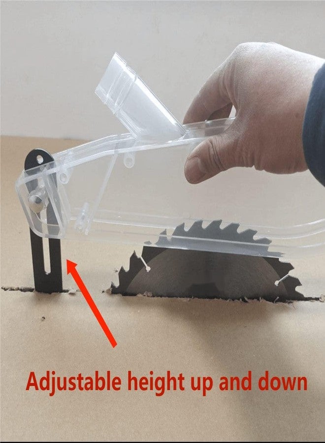 SelWatty Stand Table Saw Protective Cove,Table Saw Protective Covers,Anti Dust Case Clear Plastic Guard for 6-12 Inch Saw (R-shaped universal 4-10 inches) - Image 4