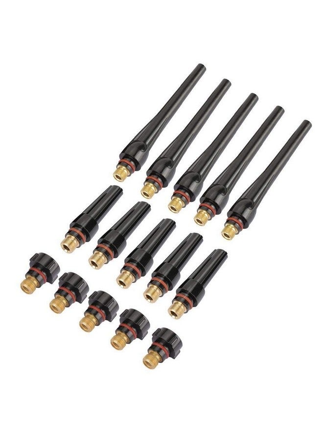 Maxmartt Maxmartt Tig Welding Back Caps,17 Back Cap Tig,15Pcs 57Y02(Long) 57Y03(Medium) 57Y04(Short) Back Caps for TIg Welding Torch WP-17/18/26  - Image 1