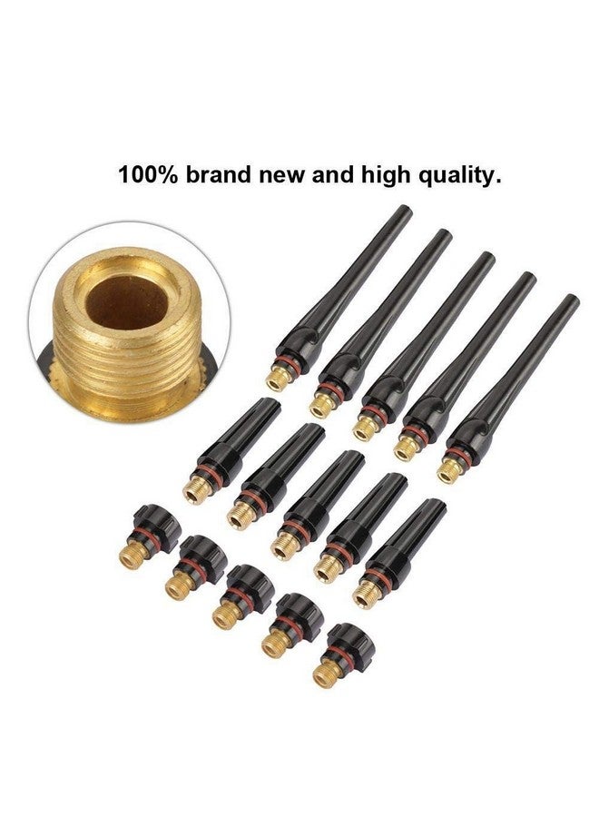 Maxmartt Maxmartt Tig Welding Back Caps,17 Back Cap Tig,15Pcs 57Y02(Long) 57Y03(Medium) 57Y04(Short) Back Caps for TIg Welding Torch WP-17/18/26  - Image 4