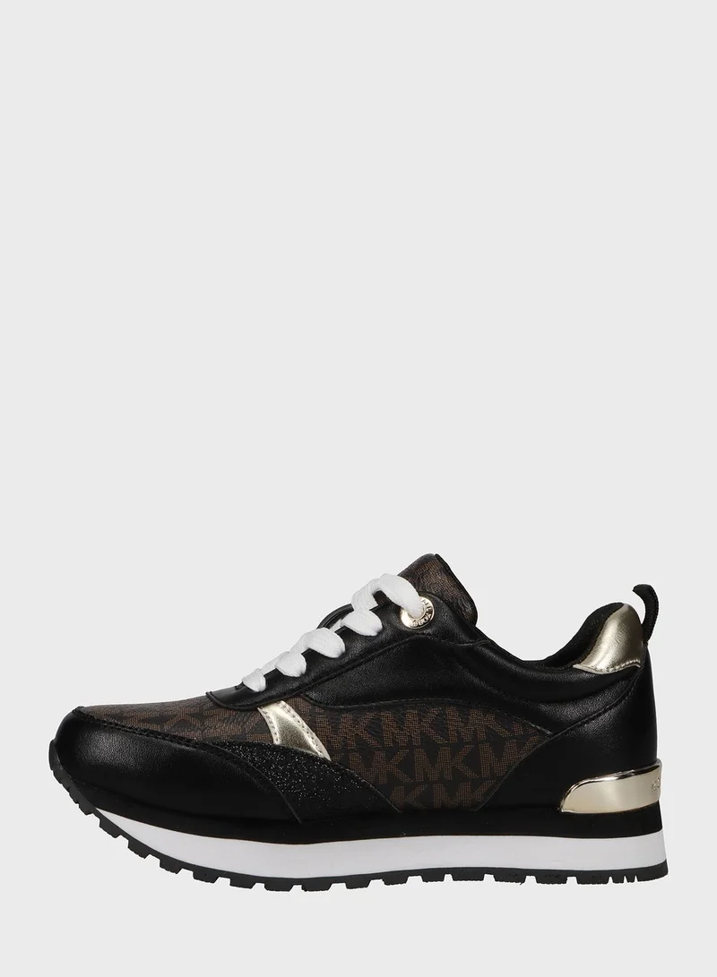 Michael Kors Youth Billie Dorian Low Top Lace Up Sneakers