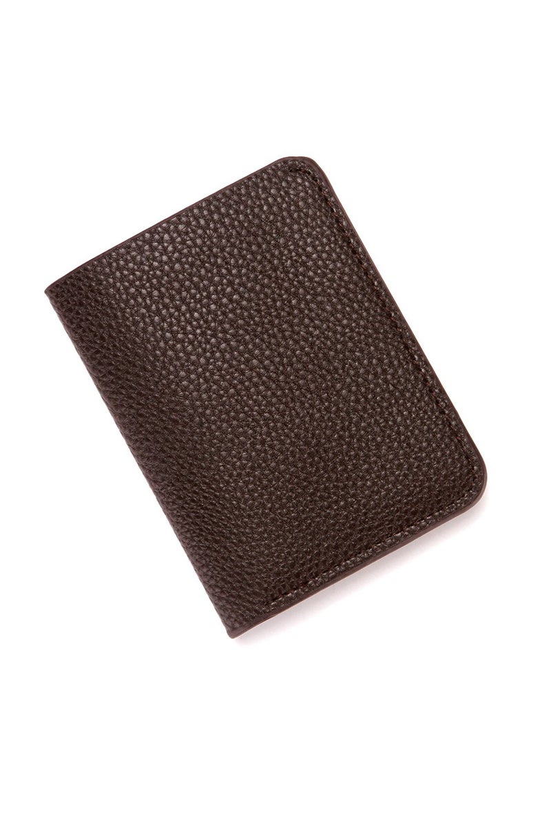 CUIKCA Wallet for Men, Bifold Pocket Wallet with ID Window ,Brown 11x8.5x1cm - Image 2