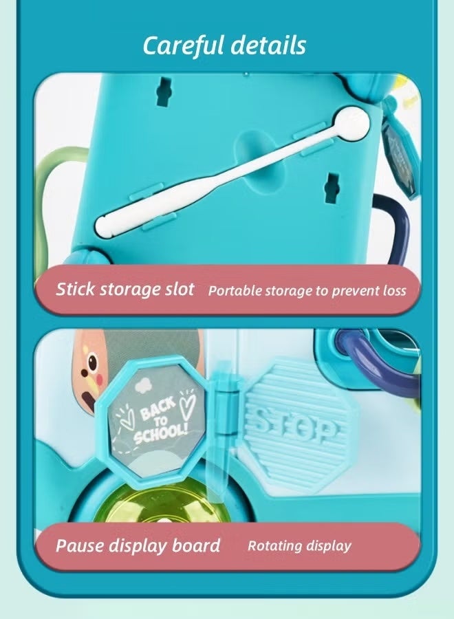 حافلة دقّ للأطفال الصغار، حافلة مونتيسوري موسيقية تعليمية 5 في 1، لعبة فرز الأشكال، لعبة دقّ، وأنشطة تنموية للأطفال من عمر 1-3 سنوات. آمنة ومتينة وتعليمية - تعزز المهارات الحركية والتطور المعرفي والتعلم الموسيقي مع لعبة الدقّ، وفرز الأشكال، وآلة الزيلوفون الخشبية، والأنشطة التنموية للأطفال من عمر 1-3 سنوات. هدية مثالية للأولاد والبنات. - Image 5