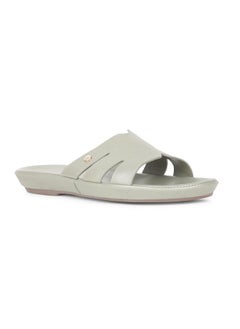 Hush Puppies Hush Puppies Canna New Mule Womens Casual Mule Slippers In Green (6 Uk)  - Image 1
