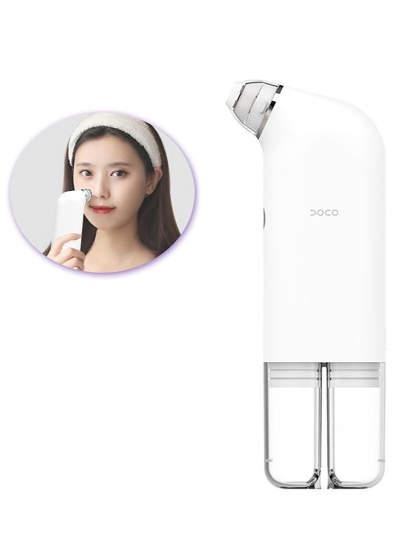 Doco Blackhead Remover Micro Bubble Pore Vacuum Cleaner Electric Acne Whitehead Extractor Tool with 3 Suction Power - Image 1