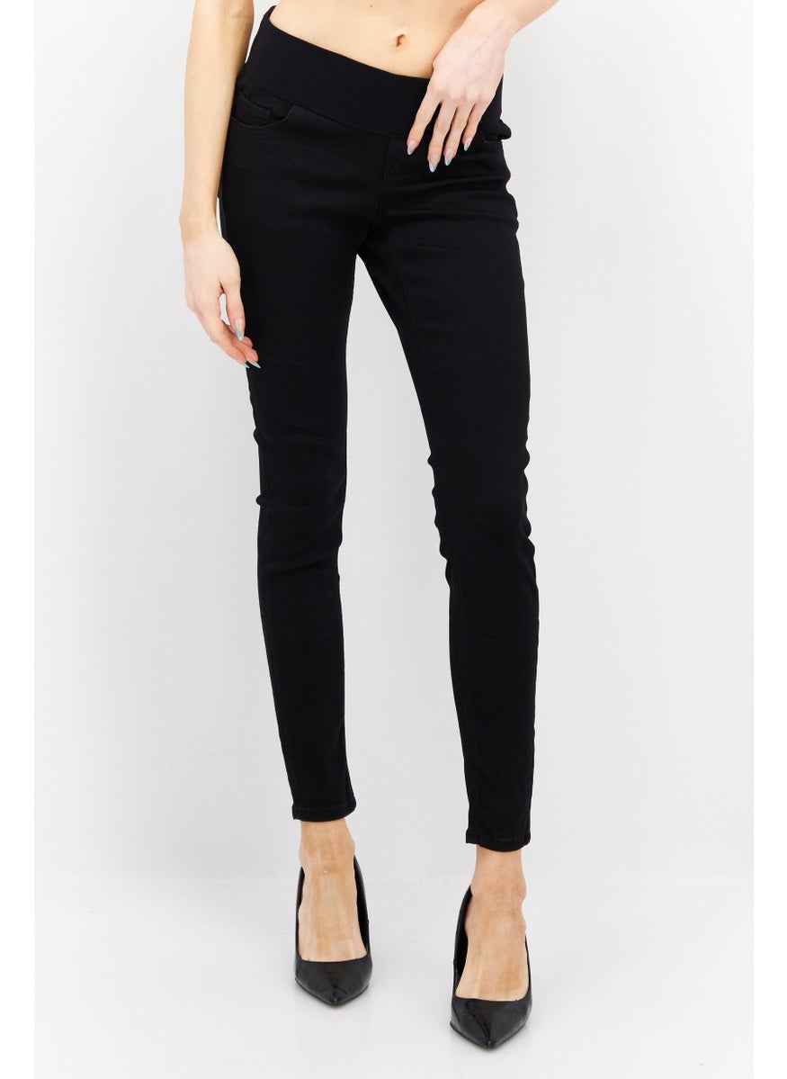 Women Regular Fit Plain Straight Pants, Black - pzsku/Z5B59148F1BC352CB3CB6Z/45/_/1724351569/03e48c62-de8c-49e4-97a6-4d44c4171133