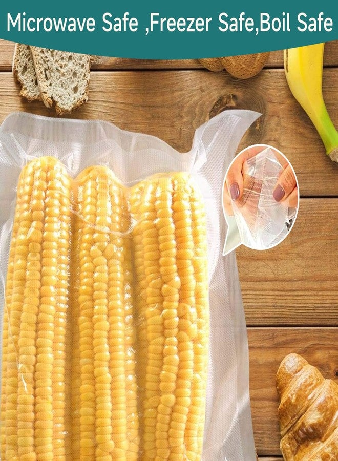 Bonsenkitchen Vacuum Sealer Bags, 200 pcs 8"W x 12"H, BPA-Free, Commercial Grade, Thick Embossed Bags for Food Storage & Sous Vide Cooking, Food Safety - Image 2