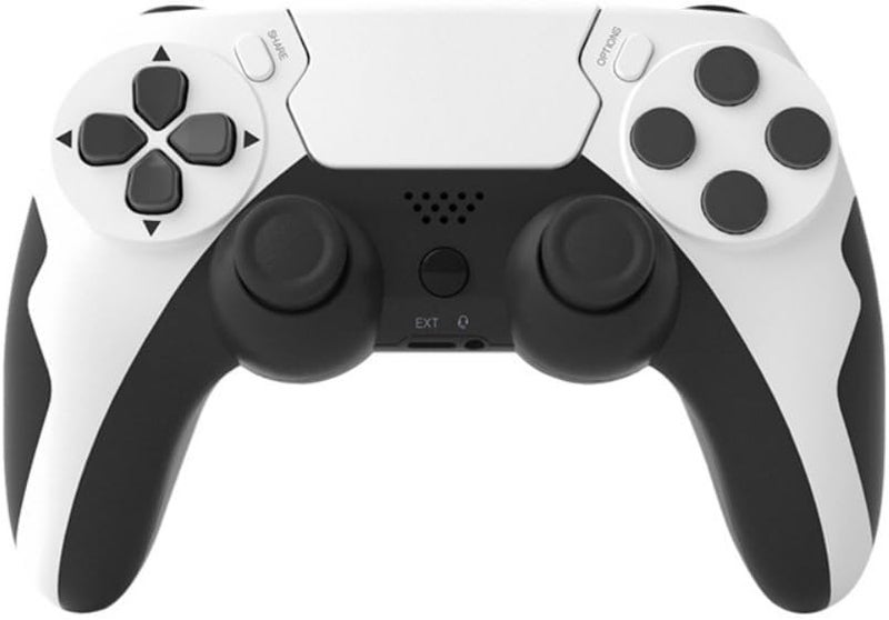 Wireless Joystick Compatible with PS4/Slim/Pro with Cable Dual Vibration Motor Gaming Bluetooth Gamepad Double Shock 4 Controller Work For PlayStation 4 (WHITE) - Image 1