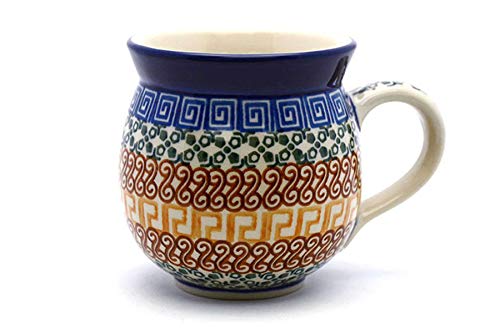 Polish Pottery Mug 11 oz Bubble Autumn