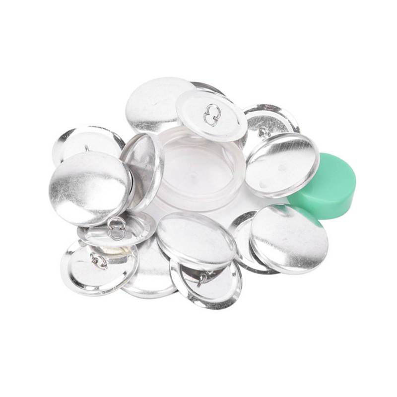 DIY Button Kit: High-Quality Rust-Resistant Material - Abrasion-Resistant Round Button Base for Handicraft Enthusiasts, Jewelry, Gifts, Toys & Accessories - Image 5