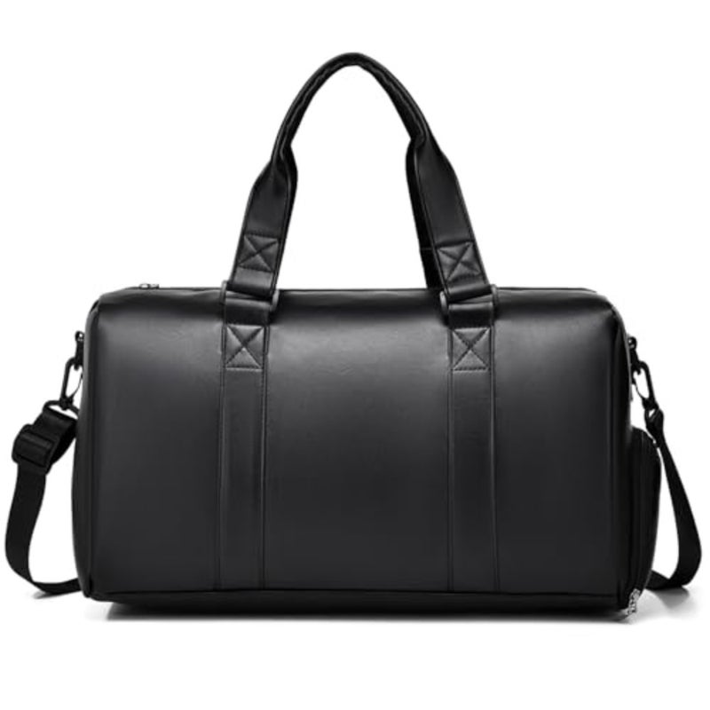 Sports Gym Bag for Men and Women 35L Lightweight Travel Duffel Bag with Separate Shoes Compartment Carry-On Weekend Overnight Bag Sport Tote Bag for Gym, Office, Travel Black - Image 1