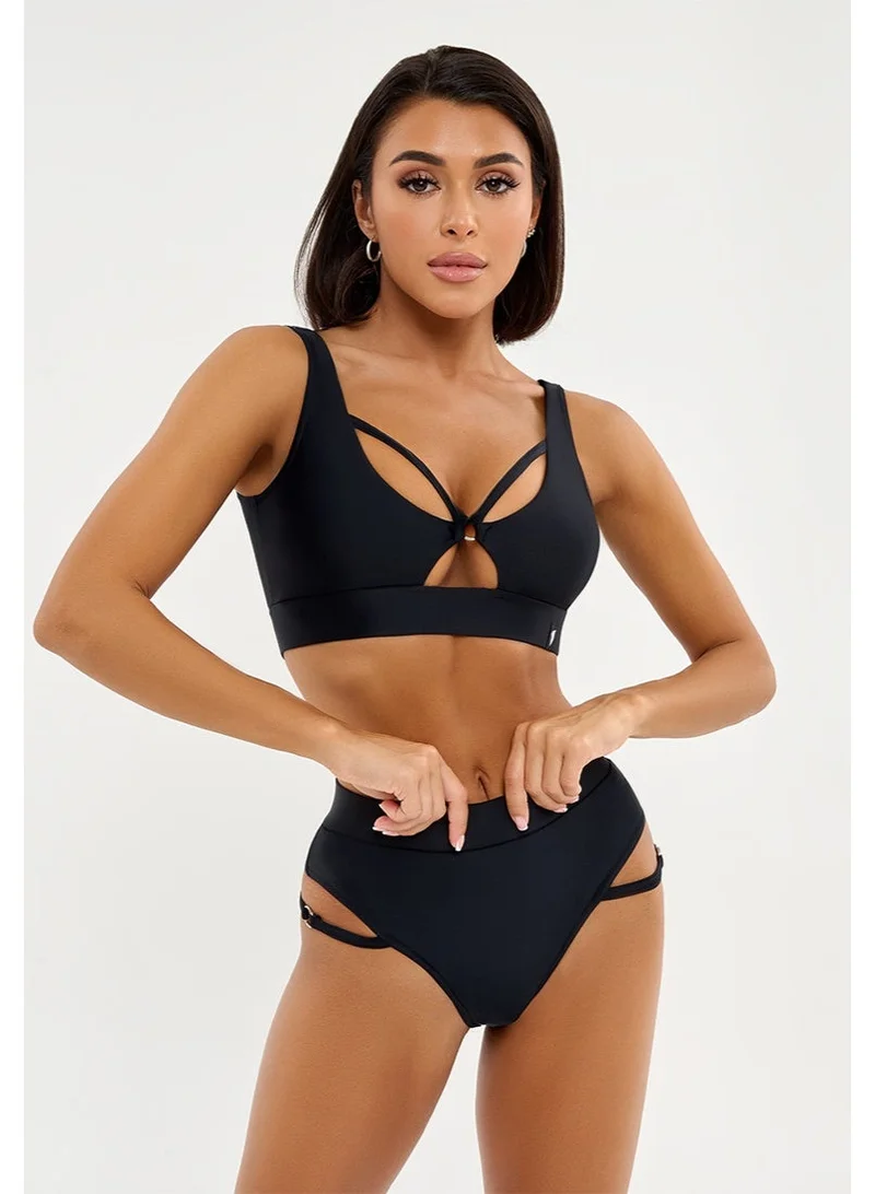 Bona Fide Bona Fide Sexy Halter Bikinis for Women - Two-Piece Women's Triangle Bikini with Tie Two Sides Bottom - Soft, Teen Swimsuit