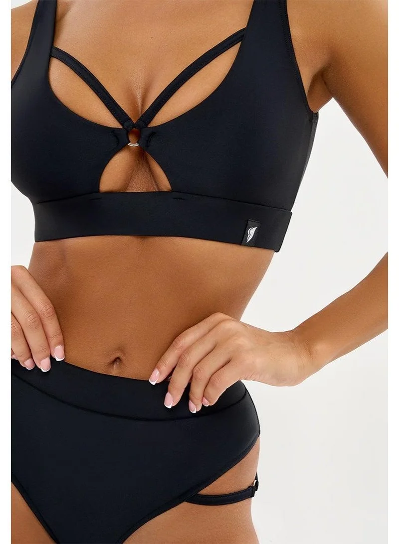 Bona Fide Bona Fide Halter Bikinis for Women - Two-Piece Women's Triangle Bikini with Tie Two Sides Bottom - Soft, Teen Swimsuit