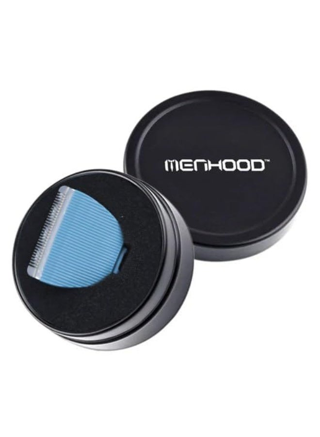 Menhood Replacement Blade for Menhood Grooming Trimmer 1.0 Pro Only | Safe Blades | Ceramic Blades | Skin Protection Technology |Trimmer Blade (Blue)