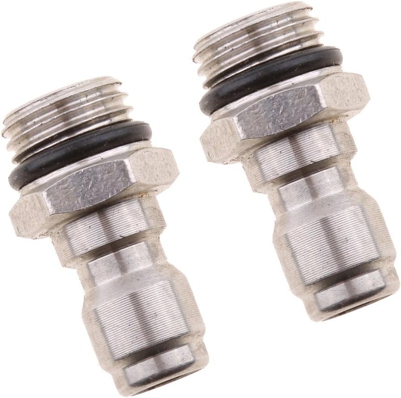 klarako 2X Pressure Washer Sprayer Coupling Adapter Coupler for Snow Foam Lance Male 14mm (M14x1.5 Male Metric) to 12mm Female Quick Release Connector - Image 5