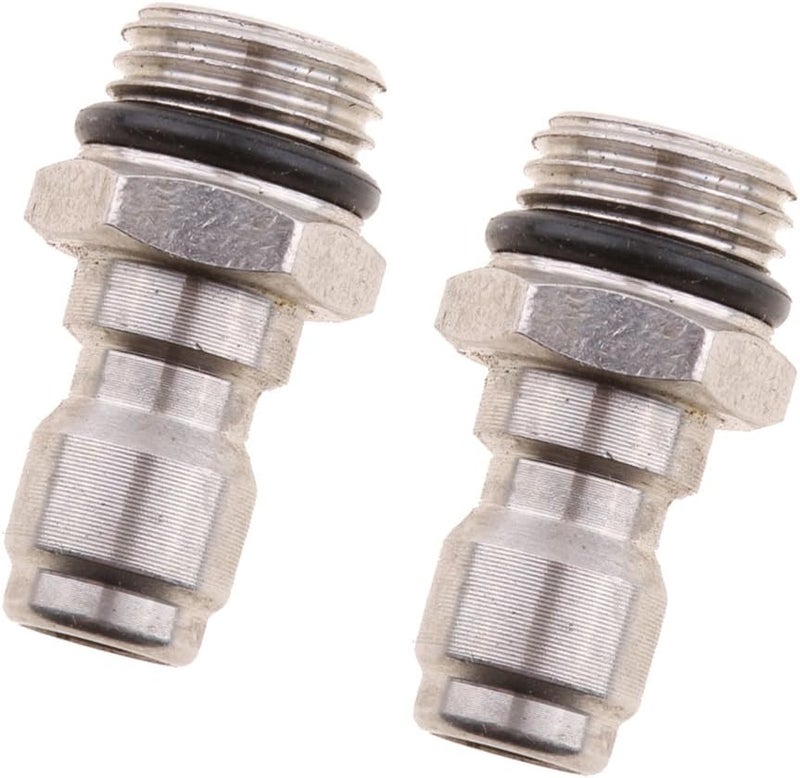 klarako 2X Pressure Washer Sprayer Coupling Adapter Coupler for Snow Foam Lance Male 14mm (M14x1.5 Male Metric) to 12mm Female Quick Release Connector - Image 3