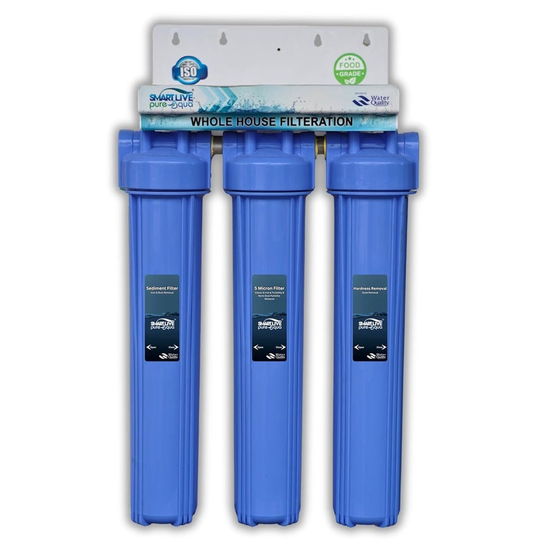 SLPA SMARTLIVE PUREAQUA Smart Live Pure Aqua sediment and hard ness removal 20 inch jumbo filter Sediment 5 Micron Hardness  - Image 1