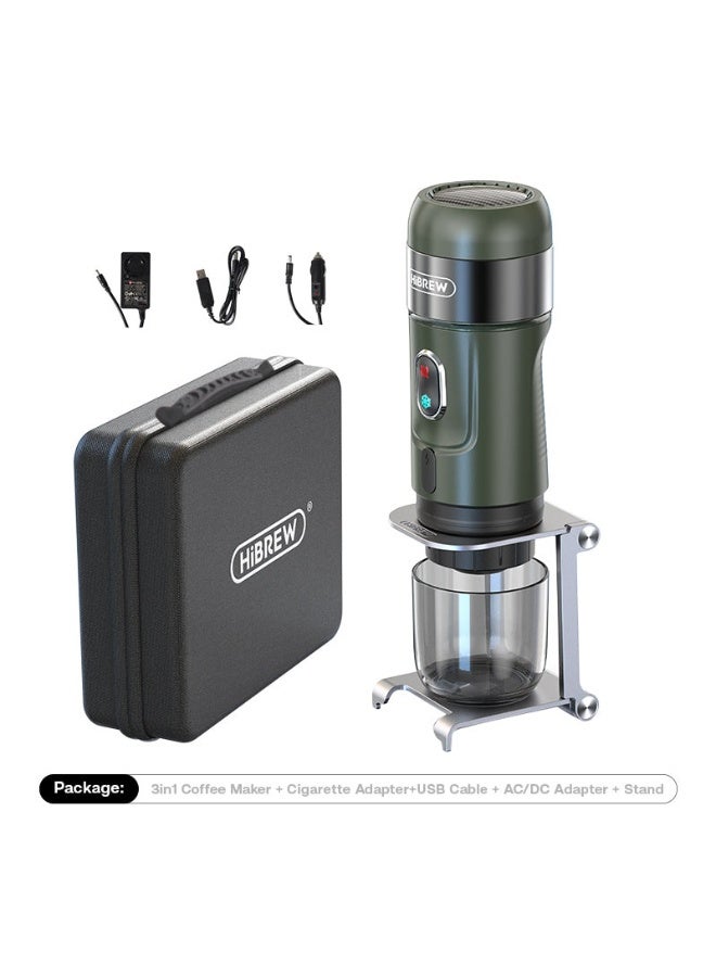هيبرو ماكينة تحضير قهوة الإسبريسو المحمولة HiBREW H4B (3 في 1) - ماكينة قهوة للسفر بجهد 12 فولت - متوافقة مع كبسولات Nespresso وDolce Gusto والقهوة المطحونة - ماكينة مدمجة للسيارة والسفر - Image 2