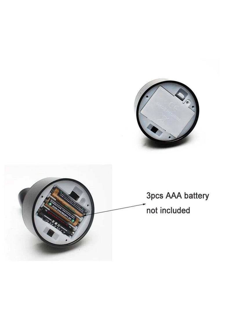إسكدنيا مصابيح LED محمولة بقوة 2 وات باللون الأسود لخزانة المجوهرات تعمل بالبطارية الجافة AAA 3000 كلفن 6000 كلفن على الطاولة والمكتب مع إضاءة كاشفة - Image 3