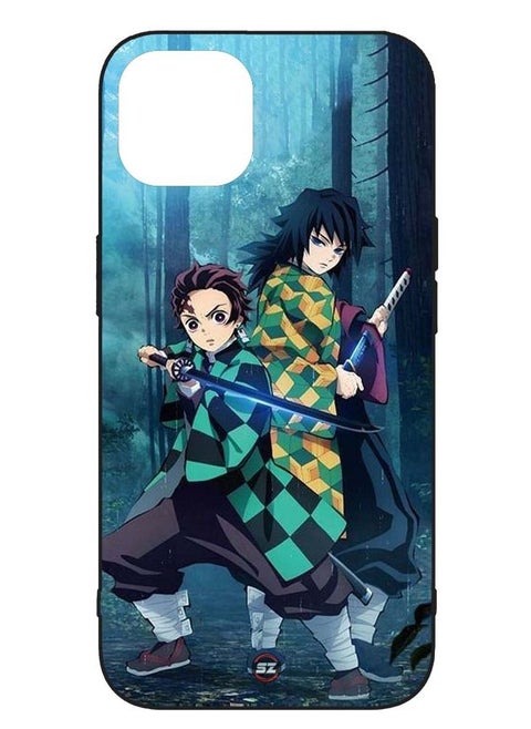 Protective Printed Mobile Cover Demon Slayer Anime For Apple iPhone 12
