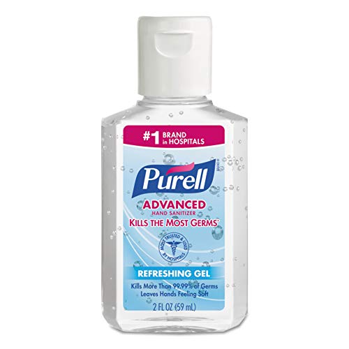 PURELL 960524 معقم يدين فوري متقدم، 2 أونصة، زجاجة ضغط (علبة من 24) - Image 1