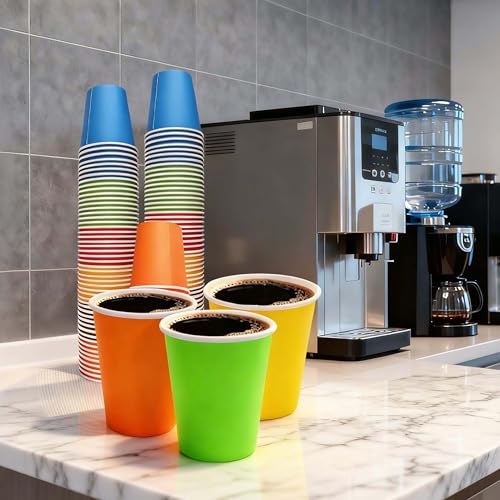 Yes Fresh Yes!Fresh Hot Party Paper Cups, 8 Ounce, 50 Count, Multiple Colors (Multiple Colors) - Image 5