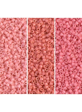 Delica Seed Beads Bundle: Size 11 0 Duracoat Opaque Lychee (Db2113) Lt Watermelon (Db2114) & Guava (Db2115) 3 Tubes Of 7.2 Grams Ea - pzsku/Z5B5A0288054227D6A1B4Z/45/_/1701152712/c7b73c52-9ed4-49ae-8842-f47b8e0de808