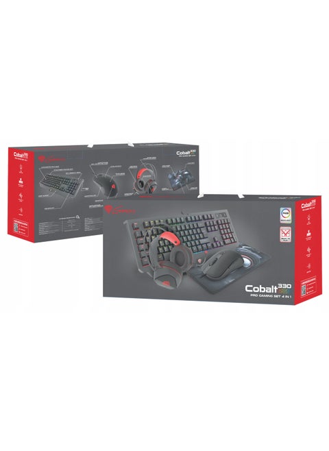 Genesis Cobalt 330 RGB Pro Gaming Set 4 IN 1