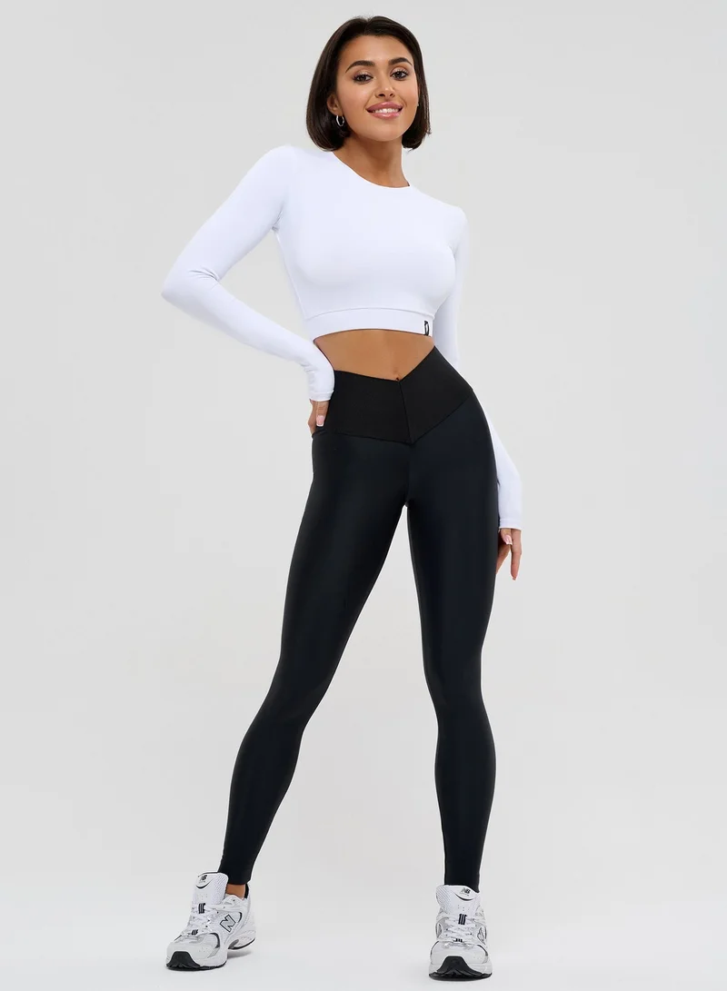 بونا فيدي توب رياضي قصير نسائي من Bona Fide – قميص ضاغط بأكمام طويلة أو قصيرة للجيم والجري واليوغا