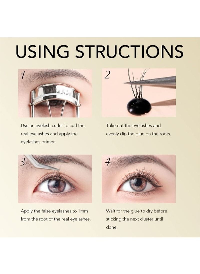 GOLLEE DIY Lashes Extension/Extra Strong Evolution Eyelash Extension Glue (0.1fl.oz / 3ml),Lash Extension at Home,3-4Seconds/Low Humidity/Waterproof and Oil Resistant  - Image 2