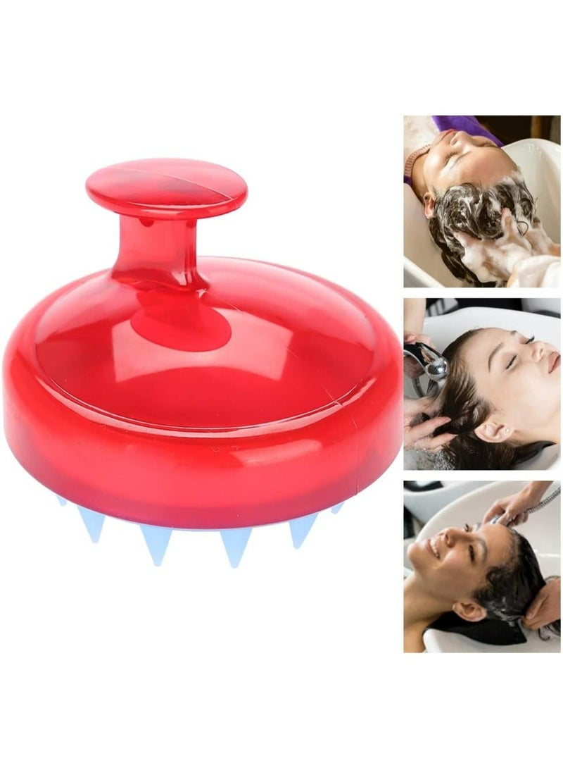Heeta 2 Pack Scalp Massage Shampoo Brush ,Long & Soft Silicone Bristles For Deep Root Clean For Men & Women With 2 Hair-Clips Gift Set - Image 4