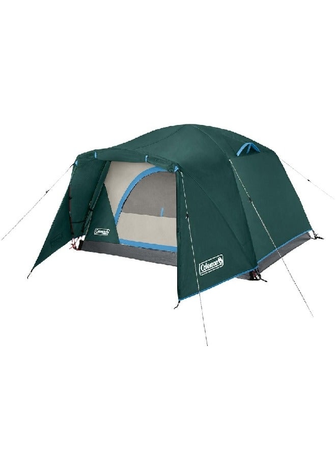 كولمان 2000037514 4 x 5 x 7 قدم كولمان سكاي دوم خيمة لشخصين مع مدخل حاجز كامل للأمطار ايفرجرين - Image 1