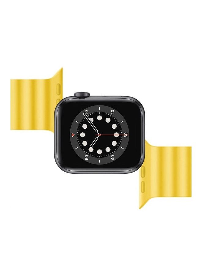 xozgdovg - 2Pack for Apple Watch Ocean Band 49mm 45mm 44mm 42mm Soft Silicone Loop Strap for iWatch Series Ultra/8/7/SE/6/5/4/3/2/1 Yellow/Green - Image 1