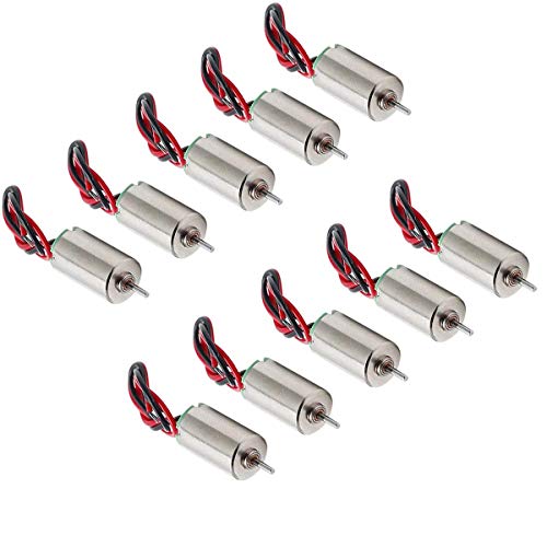 Pen 6x12mm Coreless Micro DC Motor 1.5-3.7V 40000RPM Micro Motor for Airplane Model RC Toys - (10 Pcs) - Image 1