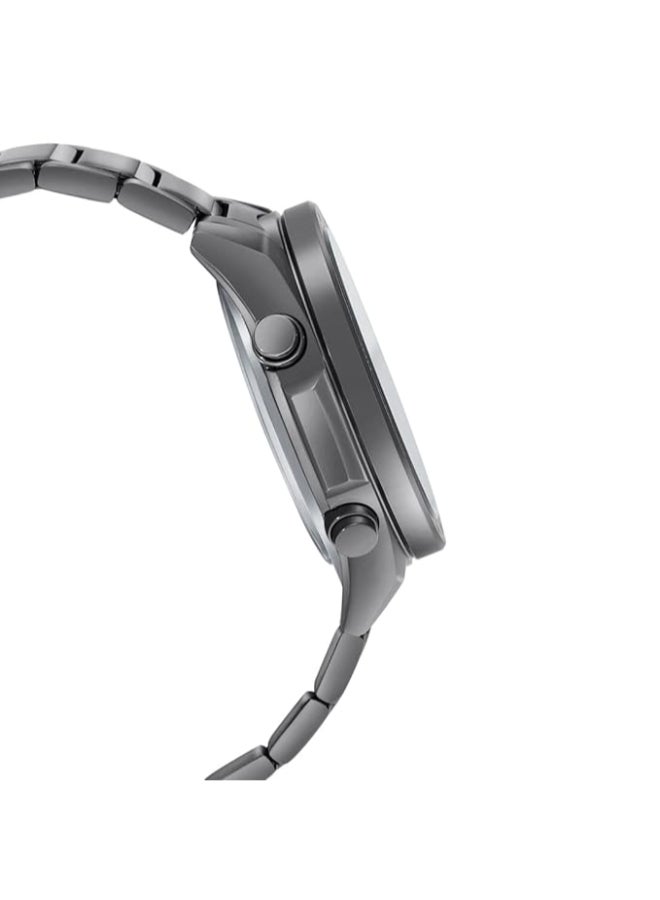 CASIO Casio Edifice Men Analog Digital Solar Powered Black Dial Stainless Steel Gray ion Plated Band ECB-900MDC-1ADR. - Image 3