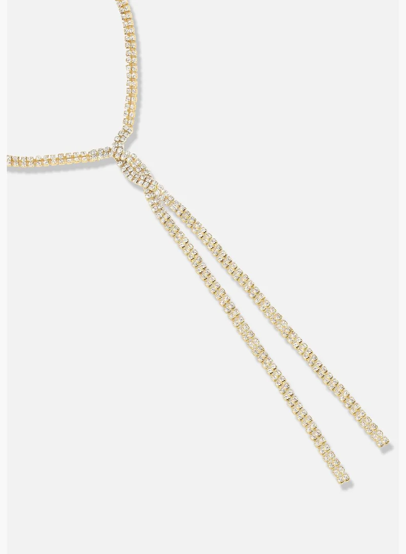 SOHI Silver Plated Designer Party Necklace For Women