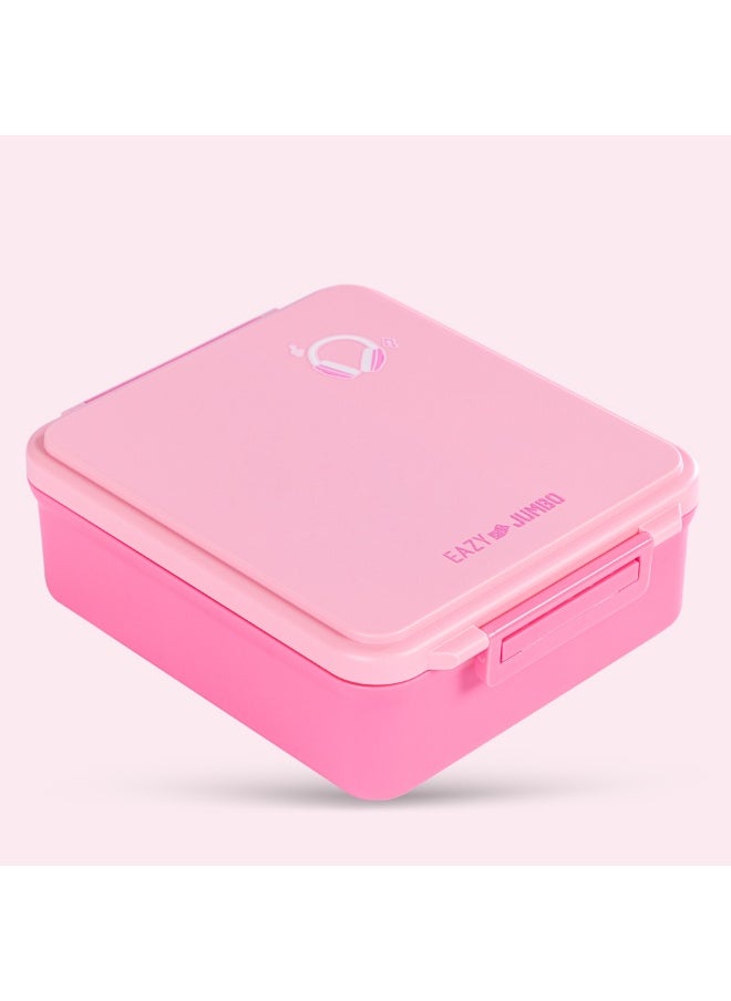 Eazy Kids Eazy Kids Jumbo Bento Lunch Box w/ Thermos & Dip Jar- Pink  - Image 5