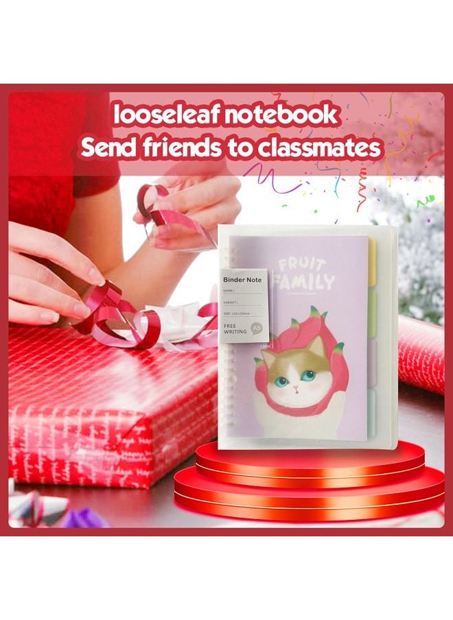 A5 Planners  PP Spiral Notebook School Diary Loose Leaf Notebooks
