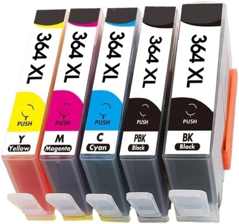 5 قطع خراطيش الحبر لطابعات HP Deskjet 3522 3070a 3520 Photosmart 5522 5510 6510 6520 7510 7520 - Image 2