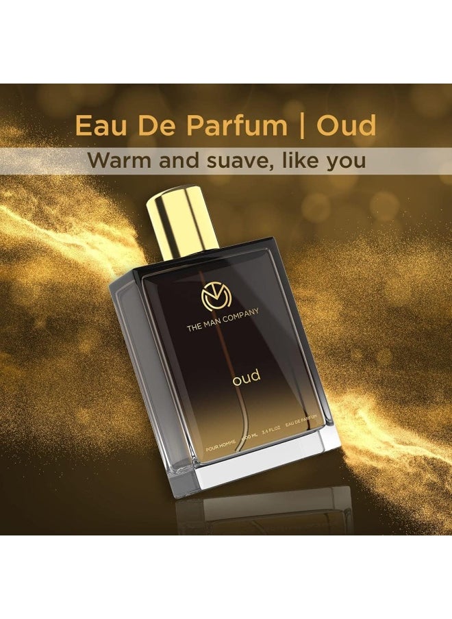 The Man Company - Oud Perfume For Men | Premium Long Lasting Fragrance Spray | Edp For Men (Eau De Parfum) 100ml (Pack Of 1) - Image 1