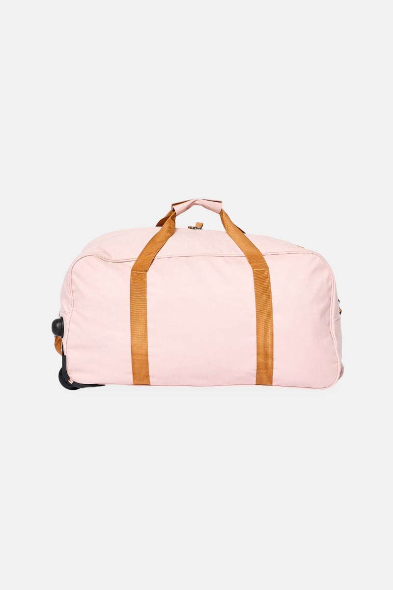 LUCKY BRAND Women Brand Logo Rolling Duffle Bag, Pastel Pink - Image 2