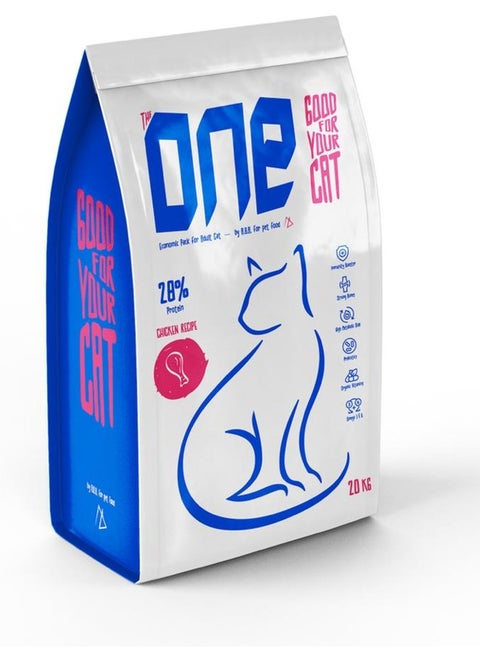 طعام ABA PET FOOD THE ONE الجاف للقطط البالغة 20 كجم