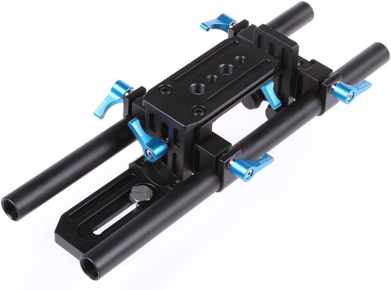 FOTGA DP500 II DSLR 15mm Rail Rod Base Plate Support System for Follow Focus Matte Box,DSLR DV Camera 5D II III IV A7 A7R A7S A9 II III IV GH4/5/5S Z6 Z7 Blackmagic Pocket Cine Camera 4K BMPCC 4K 6K - Image 3
