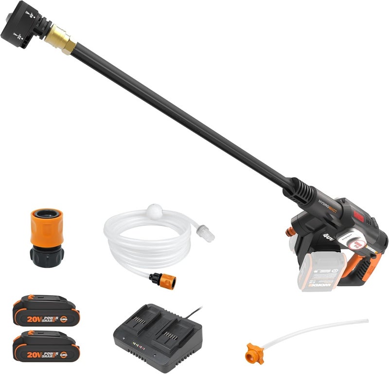 ووركس WORX 40V PowerShare هيدروشوت: غسالة ضغط محمولة بقوة 800 رطل لكل بوصة مربعة - Image 1