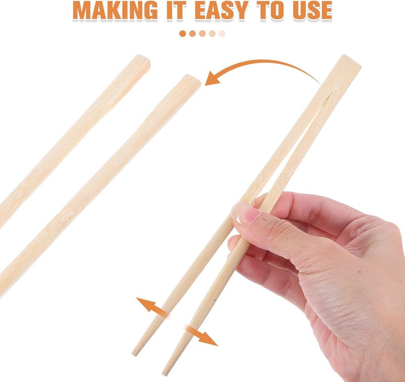 Lurrose 40 Pairs Crimson Chopsticks with Toothpicks, Traditional Chinese Fortune Sticks, Portable Flatware Set for Chinese New Year, Wedding Banquets, and Celebration Dining - Image 2