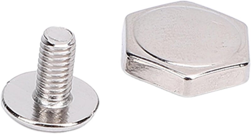 All-round applied quality 50 Sets 10mm Hex Rivets and Studs Heavy Duty Zinc Alloy Metal Binding Slotted Round Head Screw Kit for Leather Craft Clothing Decoration and Repair (Silver) Indoor outdoor use All climate suitability Fine polished finish Nationwide delivery Occasional & permanent usable Multi-style matching design Wide range usage design Spec upgraded improved quality Sand resistant Global simple assemble options Multi-market matching options Trendy flexible practical build Elegant practical design Hardened processed substance Ready goods scheduled ship Good ventilation Periodic restock local Global standard quality All environment compatible Transit damage prevent build Detachable clean Connectable modular Cost effective fine quality Backup reserve local stock - Image 4