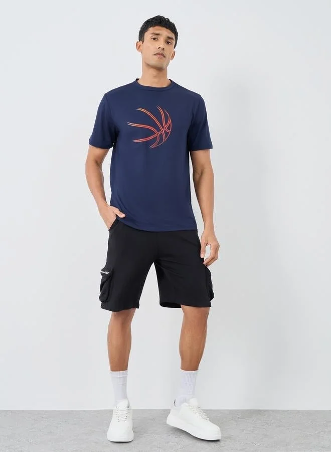 Take Two Graphic Print Round Neck Regular Fit T-Shirt